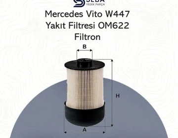 Mercedes Vito Yakıt Filtresi W447 OM622 Filtron