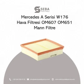 Mercedes A180 CDI W176 Hava Filtresi Mann