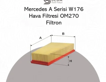 Mercedes A180 W176 Hava Filtresi OM270 Filtron