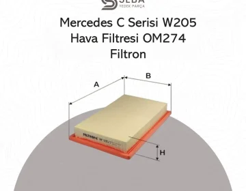 Mercedes C Serisi Hava Filtresi W205 OM274 Motor Filtron
