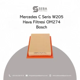 Mercedes C Serisi Hava Filtresi W205 OM274 Motor Bosch