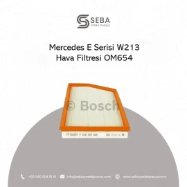 Mercedes S Serisi W222 Hava Filtresi OM654 Dizel Motor Bosch