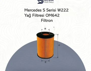 Mercedes S Serisi W222 Yağ Filtresi OM642 Dizel Motor Filtron