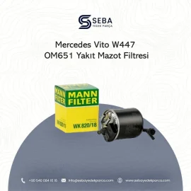 Mercedes Vito Yakıt Filtresi W447 OM651 Mann